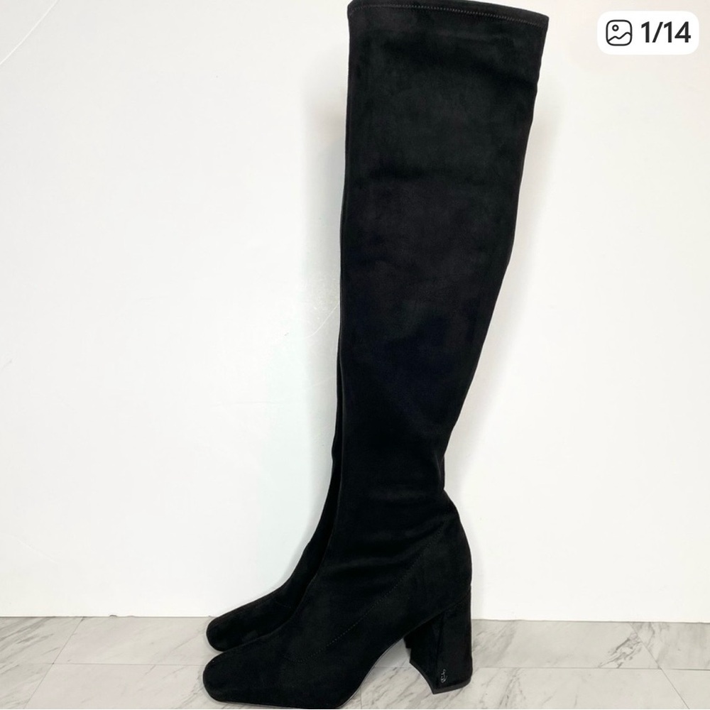 Sam Edelman Cosette Black Over The Knee Boot 10M